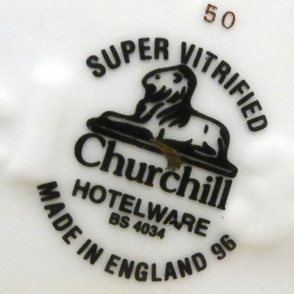 Vinttage Churchill Teapot Coffee Hotelware White 30 oz Porcelain 6.75" England - Picture 11 of 11